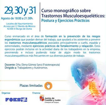 Curso sobre Trastornos Musculuesqueléticos